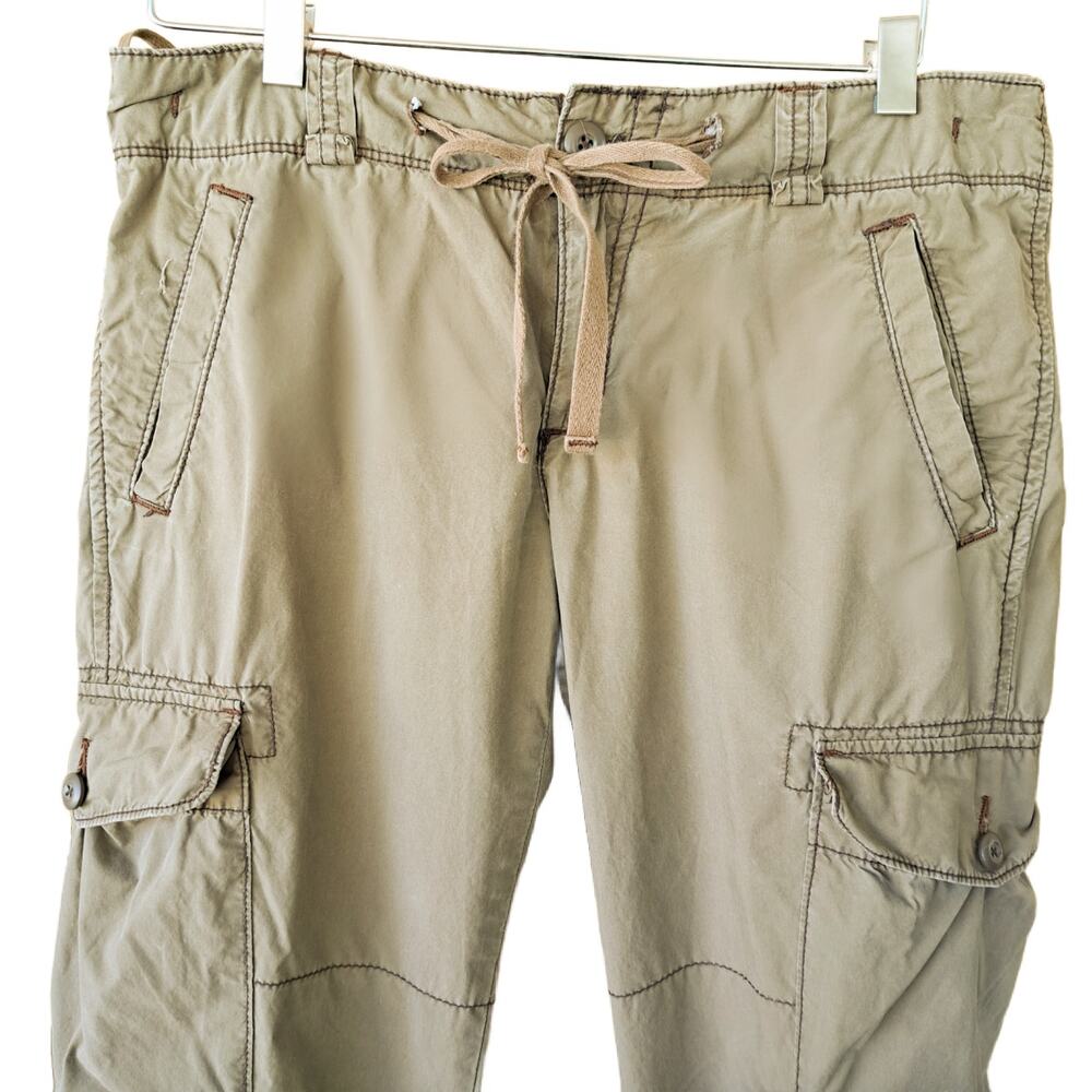 Ralph Lauren Women's Tan Straight-Leg Cargo Pants - Picture 6 of 8